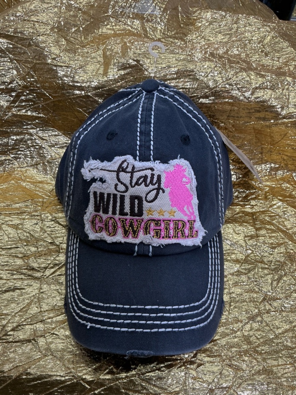 Stay Wild Cowgirl Embroidered Hat